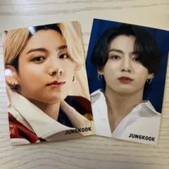 BTS jungkook ブロマイド2枚　グク　ジョングク　ポストカード