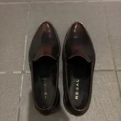 REGAL ダークブラウン ローファー