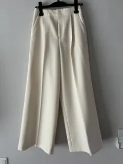 BLENHEIM ブレンヘイム　ワイドパンツ タック　ウール混