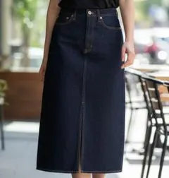 デニム ロングスカート