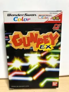 箱説　ハガキ付き　ワンダースワン　GUNPEY EX　動作確認済み