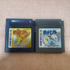 ポケットモンスター 金・銀 セット　中古品　ソフトのみ