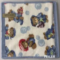 ☆彡FEILER【公式購入品】リーベ＆リリア ネイビー ハンドタオル