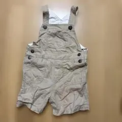 gap ベージュ コットンオーバーオールのサムネイル