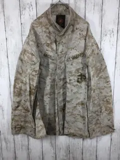 ミリタリー　 アウター ジャケット 長袖シャツ　USA古着　迷彩　 G-2-8