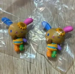 サンリオ みんなでバカンス ガチャガチャ ガシャポン　フィギュア ウサハナ 2つ