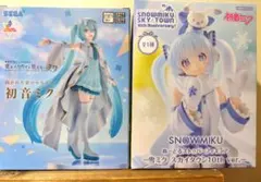 初音ミク プライズフィギュア2体セット