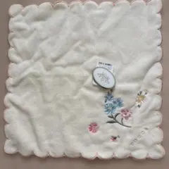 TOCCA ハンカチ タオルハンカチ 花柄刺繍のサムネイル