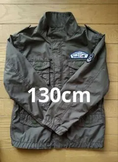 美品 ダブル.B ジャケット 130サイズ オリーブグリーン ミキハウス