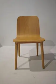 木製シンプルチェア ナチュラルウッド Flat Chair Oak