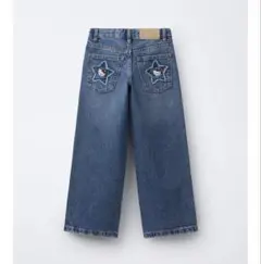 ZARA ハローキティ サンリオ ストレートデニムパンツ - メルカリ