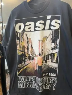 oasis Tシャツ NAVY フェード バンT キムタク オアシス 古着 - メルカリ
