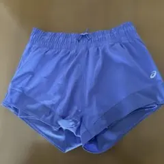 asicsラベンダー色のショートパンツ Sサイズ
