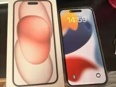美品　Apple iPhone 15 Plus 256gピンク
