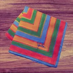 Sybilla（シビラ）大判ハンカチ　幾何学模様 カラフル　新品未使用