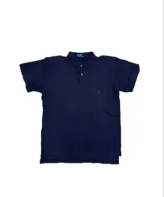 90s Polo Ralph Lauren ポロシャツ　紺　ネイビー