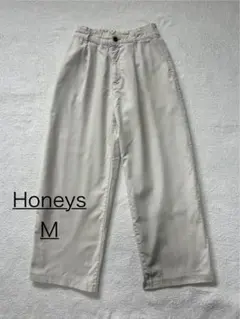 【Honeys】ワイドパンツ オフホワイト M