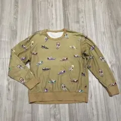 Papas パパス スエット トレーナー　スニーカー柄　50