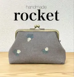 ハンドメイド がま口バッグ ポーチ スカイフル ライトベージュ ミナペルホネン 6ef604d71a40fe62ab44021dd2f652