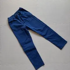 GUキッズパンツ　ブルー　140