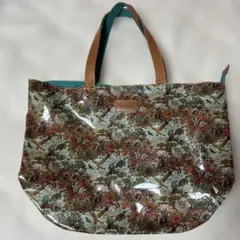 Longchamp トートバッグ カーキ フェザーモチーフ - メルカリ
