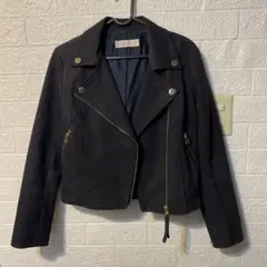 31 Sons de mode ネイビーライダースジャケット
