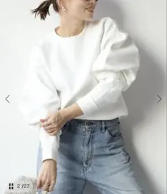 【新品】Deuxieme Classe セルリ ボリュームスリーブ スウェット Deuxieme Classe ドゥーズィエムクラスボリュームスリーブ