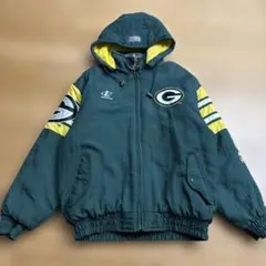 NFL グリーンベイ パッカーズ ナイロン中綿ジャケット Lサイズのサムネイル
