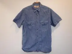 REAL McCOY'S 半袖シャンブレーシャツ 15 U.S.NAVY - メルカリ