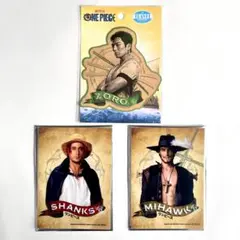 実写版ONE PIECE ゾロ ミホーク シャンクス ステッカー ブロマイド
