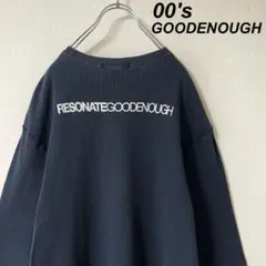 古着 90's グッドイナフ サーマル ロンT 黒のサムネイル