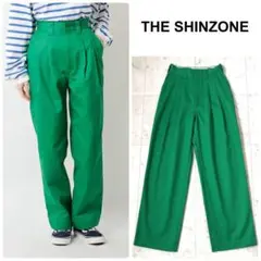 THE SHINZONE トムボーイパンツ グリーン PO