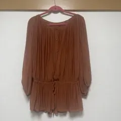 NOLLEYS ブラウス 長袖 テラコッタのサムネイル