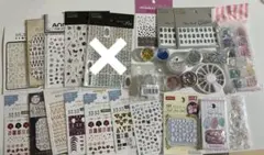 ジェルネイルアート用品　パーツ　シール　プロ仕様　セット