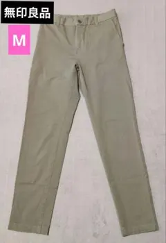 無印良品 ストレッチチノボーイフィットパンツ ベージュ Mサイズのサムネイル