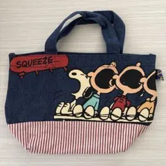 新品】Vintage PEANUTS スヌーピー デニム ミニトート 倉敷限定 - メルカリ