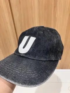 UNDEFEATED デニム キャップ Uロゴ USA製 ワンサイズ ブラックのサムネイル