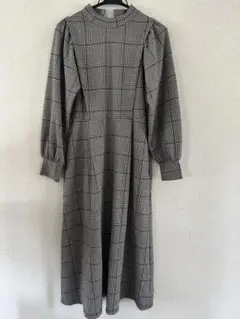 チェック柄 ワンピース