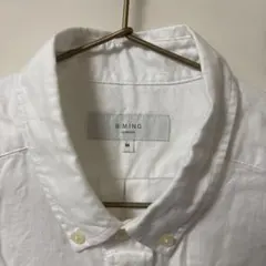 B:MING by BEAMS ホワイトシャツ Mサイズ　ボタンダウンのサムネイル