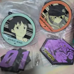 エヴァンゲリオン一番くじ☆ラバーマスコット3点セット新品☆初号機・アスカ・シンジ