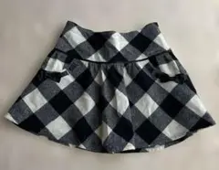 メゾピアノ　チェックスカート　Lサイズ160