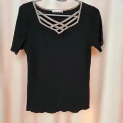 ★★Daisy Merry★ クロスカットソー✨半袖Tシャツ★L★可愛い✨のサムネイル