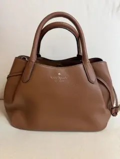 美品】kate spade ハンドバッグ ダンプリング M ブラウン - メルカリ