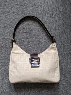 極美品/希少】FENDI クロワッサン マーブル柄 オレンジ サイケデリック
