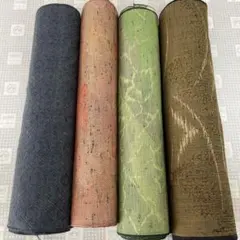 着物反物 ウール 絹混紡 セット