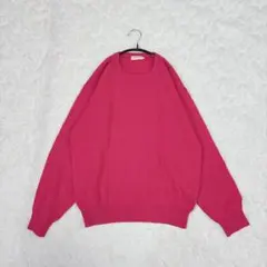 ［RADOM HOUSE］マゼンタニット(M)/毛使用✨ 差し色 ピンク