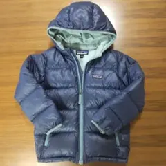 patagonia フード付きダウンジャケット 5T ネイビー