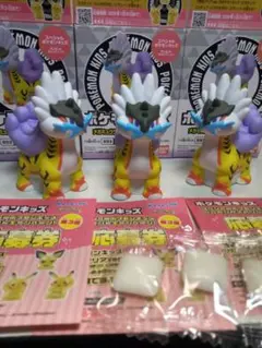 ポケモンキッズ　メガミュウツーX&メガミュウツーＹ編　タケルライコ　3体セット
