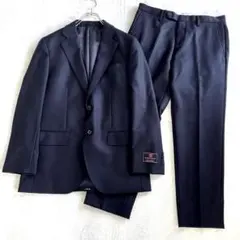 【美品】FIVEONE スリーピース ハリソンズ生地　ネイビー　48 アメリカンスリーブレースロングドレス―ネイビー-S