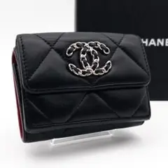 ⭐️美品 30番台⭐️CHANEL 19 コインケース ミニ財布 ディズヌフ ⭐️美品 30番台⭐️CHANEL 19 コインケース ミニ財布